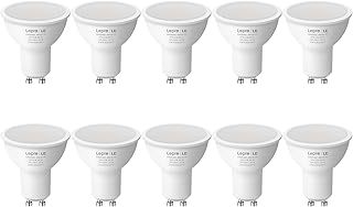 Lepro GU10 LED Bulbs, Warm White 2700K, 4W 345lm, 50W Halogen Spotlight Bulb Equivalent, Energy Saving GU10 LED Light Bulbs, 100° Wide Beam, Non-dimmable, Pack of 10