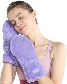 SuzziPad Heated Gloves for Arthritis Hands, Microwavable Arthritis Gloves for Women for Pain, Stiff Joints, Carpal Tunnel, Trigger Finger, Washable Hand Warmers, Hand Heating Pad Item for Elderly