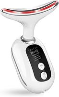 2024 New Face Massager，Portable Skin Tightening Beauty Toning Device，with 45 ± 5°C Heat and 4 Massage Modes for SkinTightening & Neck Lifting EMS Massage Face Firming for Women (White) Facial Massager