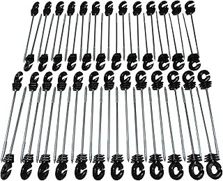 SecureFix Direct Electric Fencing Ring Insulators Long Arm for Wooden Posts X50 (Screw In Poly Fence Tape Rope)