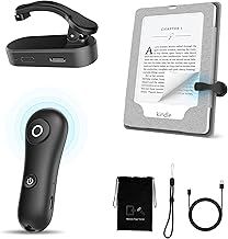 Remote Control Page Turner [Case Friendly] for Kindle Paperwhite Oasis Accessories, Page Turner Clicker for Camera Video Record, Reading Novels/Comics for Kobo iPhone iPad Android Tablet BOOX, Black