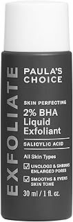 Paula's Choice Skin Perfecting 2% BHA Salicylic Acid Liquid Exfoliant - Face Exfoliating Peel Fights Blackheads, Breakouts & Enlarged Pores - Combination, Oily & Acne Prone Skin - 30 ml