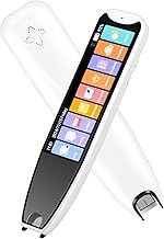 Scan Reading Pen,134 Language Translator Device,Portable Translator Pen with Voice Reading,Wireless Reading Translation Pen for Dyslexia with Wi-Fi Connection,White