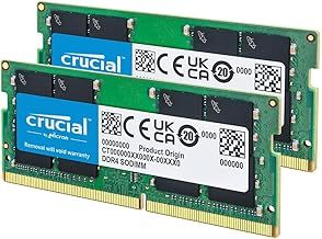 Crucial RAM 16GB Kit (2x8GB) DDR4 3200MHz CL22 (or 2933MHz or 2666MHz) Laptop Memory CT2K8G4SFRA32A