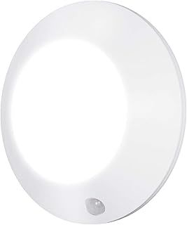 HONWELL Motion Sensor Ceiling Light Indoor Outdoor, LED Bathroom Ceiling Porch Light Wireless Battery Operated for Hallway Garage Bedroom Closet Stairs Basements Pantries Laundry Room
