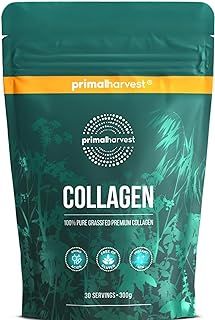 Primal Collagen by Primal Harvest - Powder Supplement with Type I and III peptides to Help Improve Hair, Skin, Nails and Joints, for Men and Women, 300 Grams