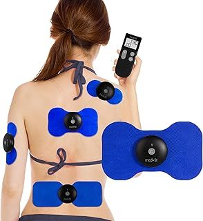 Med-Fit 4 Channel Wireless TENS Machine for Pain Relief, Muscle Relaxation & Pain Management - Treat up to 4 Areas simultaneously for Full Body Treatment - Professional Strength & Rechargeable.