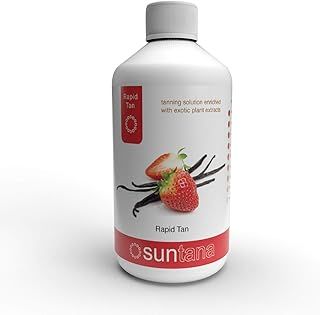 Suntana Rapid Fast Tan - Strawberry Vanilla Fragranced Spray Tan - 250ml