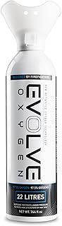 22-Litre Pure Oxygen Canister with Breathing Cup | Portable Oxygen Can | Ideal for Home Use and Outdoor Activities | Designed by Firefighters | Made in Britain | Pack of 1
