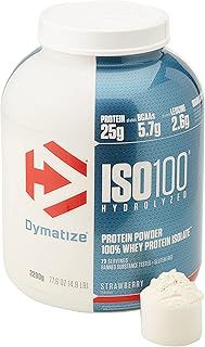 Dymatize ISO 100 Strawberry 2,2 kg - Whey Protein Hydrolysat + Isolat Powder