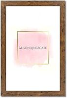 Alison Kingsgate A1 Rustic Oak Frame - Safe Perspex Front & Wall Mounting