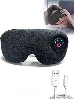 Cordless Heated Eye Mask, Portable Electric Warm Eye Compress for Relief of Dry Eyes, Blepharitis Treatment, Eye Strain, Styes Eye, MGD, Washable, Dark Gray