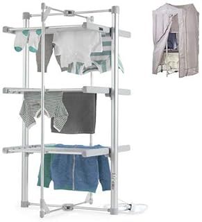 Dry:Soon 3-Tier Heated Clothes Airer & Fitting Cover Pack