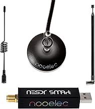 Nooelec RTL-SDR v5 Bundle - NESDR SMArt HF/VHF/UHF (100kHz-1.75GHz) Software Defined Radio. Premium RTLSDR w/ 0.5PPM TCXO, SMA Input, Aluminum Enclosure & 3 Antennas. RTL2832U & R820T2-Based Radio