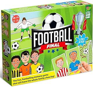 Football Final - Fun Football Board Game for Kids - Football Gift for Boys and Girls Age 3-11 Years Old - Educational Football Games - Easy to Play Family Board Games for Kids and Adults