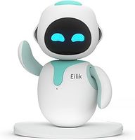 ENERGIZE LAB Eilik - Cute Robot Pets Toys with Abundant Emotions, Your Perfect Interactive Companion at Home or Workspace, Unique for Girls & Boys.