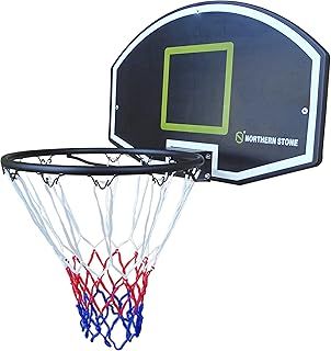 NORTHERN STONE Wall Mount Basketball Hoop Backboard Set For Outdoor and Indoor