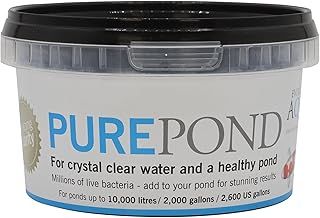 Evolution Aqua Pure Pond – Beneficial Bacteria for Ponds | Pond Bacteria Treatment & Healthy Water Maintenance for clear pond | Aids biological filtration and Fish Safe Pond Equaliser | 500ml