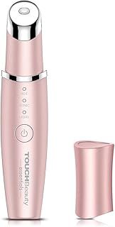 TOUCHBeauty Eye Facial Massager Ionic Wand Dark Circle Remover with 42℃ Heated, Rechargeable Sonic Massager for Anti-Ageing Wrinkle, Puffiness (Pink)