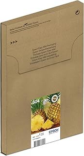 Epson 604 Pineapple, Genuine Multipack, Eco-Friendly Packaging, 4-Colours Ink Cartridges