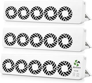 Heating Accessories Fan Booster 2.0 for Home Triple Set, Smart Ventilator with Heat Sensor and 5 Upgraded Fans, Save Energy and Increase the Heating Efficiency [One Adapter]