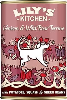 Lily's Kitchen Made with Natural Ingredients Adult Wet Dog Food Tin Venison & Wild Boar Terrine 6 x 400g