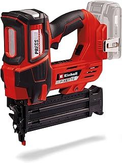 Einhell Power X-Change Cordless Nail Gun - 18V Single and Serial Shot Electric Nailer, 60 Shots/Min, Depth Adjustment - TE-CN 18 Li Solo Nail Gun with 500 Nails (Battery Not Included)