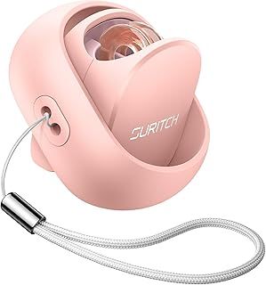 SURITCH Case Compatible with Loop Earplugs(Except Switch),360° Rotatable Carrying Case with Lanyard,Anti-Fall Storage Container Box for Loop Earplugs & Accessories(Loop Earplugs Not Included)（Pink）