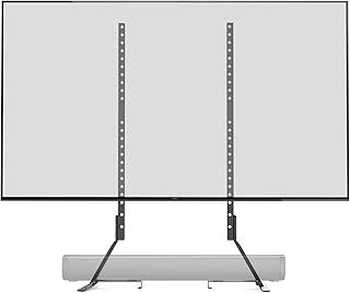 Amazon Basics Universal TV Stand for 22" - 77" LCD/LED/Plasma TVs - Height Adjustable - Compatible with Soundbars, Holds up to 36kg & Max VESA 800x400mm, Black