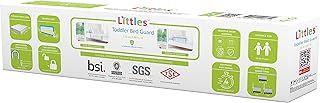 Littles Bed Guard Rail for Toddler, Child & Baby. Fits Single, Double Up to King Size Beds, Grey, 110 cm x 48.5 cm