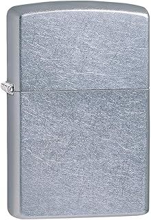 Windproof Lighter | Metal Long Lasting Zippo Lighter | Best with Zippo Lighter Fluid | Refillable Lighter | Perfect for Cigarettes Cigars Candles |Pocket Lighter Starter | Classic Street Chrome