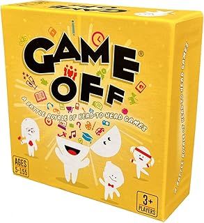 Game Off: The Battle Extravaganza of Head-to-Head Games | Family Party Card Game for Kids and Adults | Ages 5+ | 3+ Players | 15+ Mins Playing Time