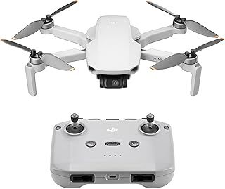 DJI Mini 4K, Drone with Camera 4K Professional, Under 249 g, 3-Axis Gimbal Stabilization, 10km Video Transmission, Auto Return, Wind Resistance, 31-Min Max Flight Time, Intelligent Flight