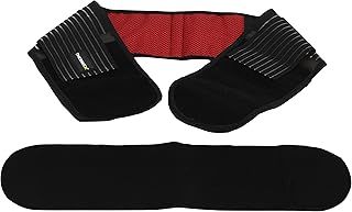 ThermoDR Back Support Belt - Self Heating with Infrared Technology, Tourmaline Gemstones & Magnets with Extra Lower Back Extension Belt for Men & Women