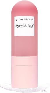 Glow Recipe Watermelon Glow Ultra-Fine Face Mist - Hyaluronic Acid Spray Moisturiser for Fresh, Glowing Skin - Hydrating Face Mist with Hibiscus AHA + Vitamin E - Glowing Skin Face Spray (75ml/2.5 oz)