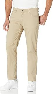 Amazon Essentials Men's Straight-Fit 5-Pocket Stretch Twill Trouser
