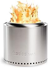 Solo Stove Ranger 2.0, Smokeless Fire Pit | Fire Pits for Garden Fire Pit Wood Burning with Removable Ash Pan, Portable Outdoor Firepit - Firepits for Outdoors, Stainless Steel, 38 x 32 cm, 6,8 kg