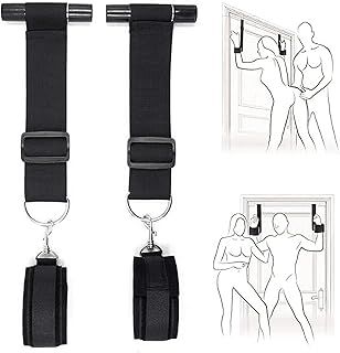 Over The Door Entryway Restraints Hanging Wrist Bondage Straps for Lovers, Restraints for Sex, Hanging Swing Play Wrist Cuffs Bondage Wear Strap for Couple Game Sex Toys by HBABY