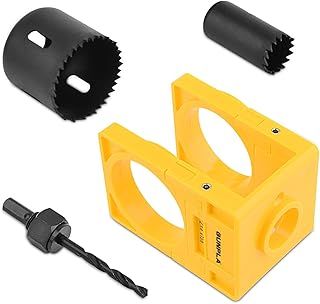 Gunpla Door Lock Installation Kit, Wood Doors 35-45mm Adjustable Deadbolts Lockset Installing Fitting Tool Set