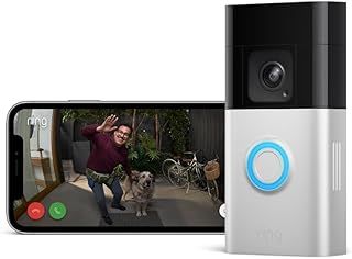 Ring Battery Video Doorbell Pro | Wireless Video Doorbell Security Camera with Head-To-Toe View, 3D Motion Detection, Colour Night Vision, Wifi, 30-day free trial of Ring Home