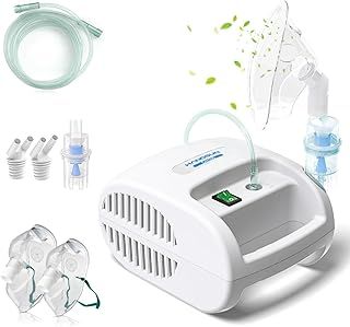 Hangsun CN100 Nebuliser Machine, Electric Steam Inhaler, Compact Compressor Vaporiser Device for Adults and Kids, Home and Travel Use
