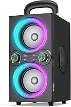 TPBEAT Bluetooth Speakers, 80W(Peak) Party Wireless Portable Bluetooth Speaker, Beat-Driven Lights, 100dB Loud TWS Stereo Speaker with BassUp, Speakers with Subwoofer for Party, Camping