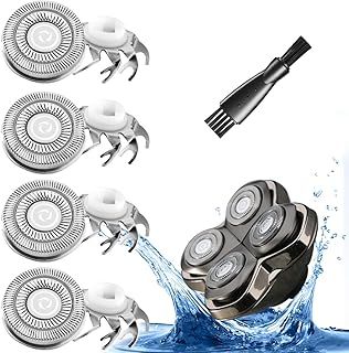 4 pcs Shaver Replacement Blades for Skull Shaver Pitbull Replacement Blades for Carver Pitbull Gold PRO/Platinum PRO/Silver PRO Pitbull Gold Replacement Heads