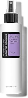 COSRX AHA/BHA Treatment Toner Facial Exfoliating Spray with Glycolic Acid, Blemish Control and Oil Balancing Korean Toner, Gentle Exfoliation and Minimizing Whiteheads and Pores Korean Skincare 150ml