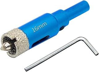 Diamond Hole Saw 16mm with Pilot Center Drill Bit, Vacuum Brazed Diamond Core Hole Cutter for Tile, Porcelain, Glass, Ceramic, Marble