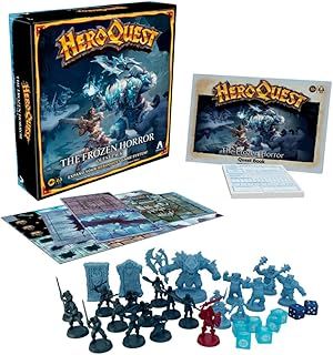 Avalon Hill HeroQuest The Frozen Horror Quest Pack for Ages 14 and Up, Requires Hero Quest Game System to Play, 64 x 267 x 267 Millimeters