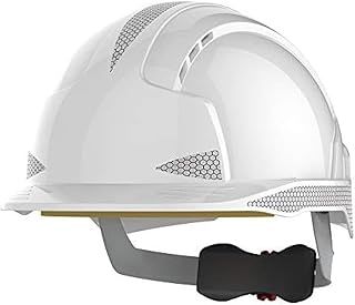 JSP - EVOLite Lightweight ABS Safety Helmet CR2 Wheel Ratchet, Vented, White, One Size (AJB170-400-100)