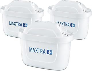 BRITA S1323 MAXTRA+ water filter cartridges, compatible with all jugs for chlorine and limescale reduction, 3 pack, White