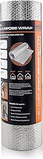 SuperFOIL Foil Insulation Roll 0.6m x 7.5m - Energy Saving DIY Bubble Foil Sheet - 3-in-1 Sustainable Thermal Insulation Reflective Radiant Barrier & Vapour Barrier - Multi Purpose for Home & Auto