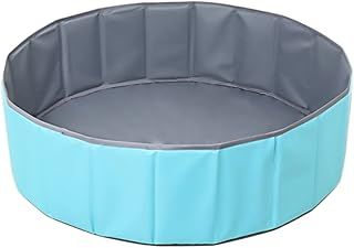 Foldable Kids Baby Ball Pit, Playhouse Playpen Ocean Ball Pool for Toddler Boys Girls, Portable Ocean Ball Pit Pool Children Game Play Toy Indoor Outdoor (100cm, Blue)
